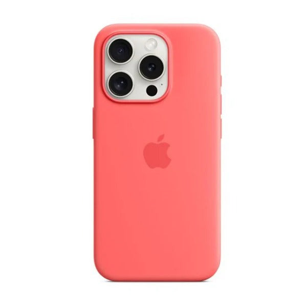 Apple iPhone 13 Pro Magnetic Silicone Case | Guava Apple iPhone 13 Pro Magnetic Silicone Case | Guava